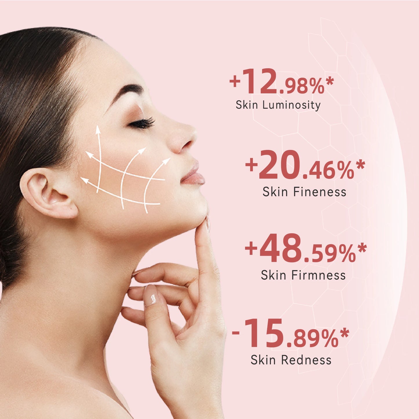 Raudonos šviesos terapinė fotonų kaukė Hello Face M500S LED 630nm 850nm artimos infraraudonosios šviesos terapinė veido kaukė Profesionali grožio priežiūra